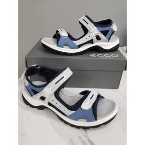NEW Woman's Sandals ECCO Sport Offroad Sandal Size‎ 10-10.5 Multicolor Air Blue